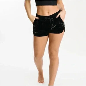 Zyia Midnight Gloss Bomber Shorts XXXL